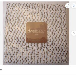 DWELLSTUDIO 100% COTTON INVERTED PLEATS 14" DROP TAILORED CRIB SKIRT Numbers